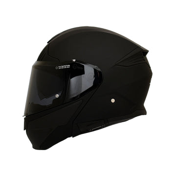 CASCO ABATIBLE SMK GULLWING NEGRO MATE